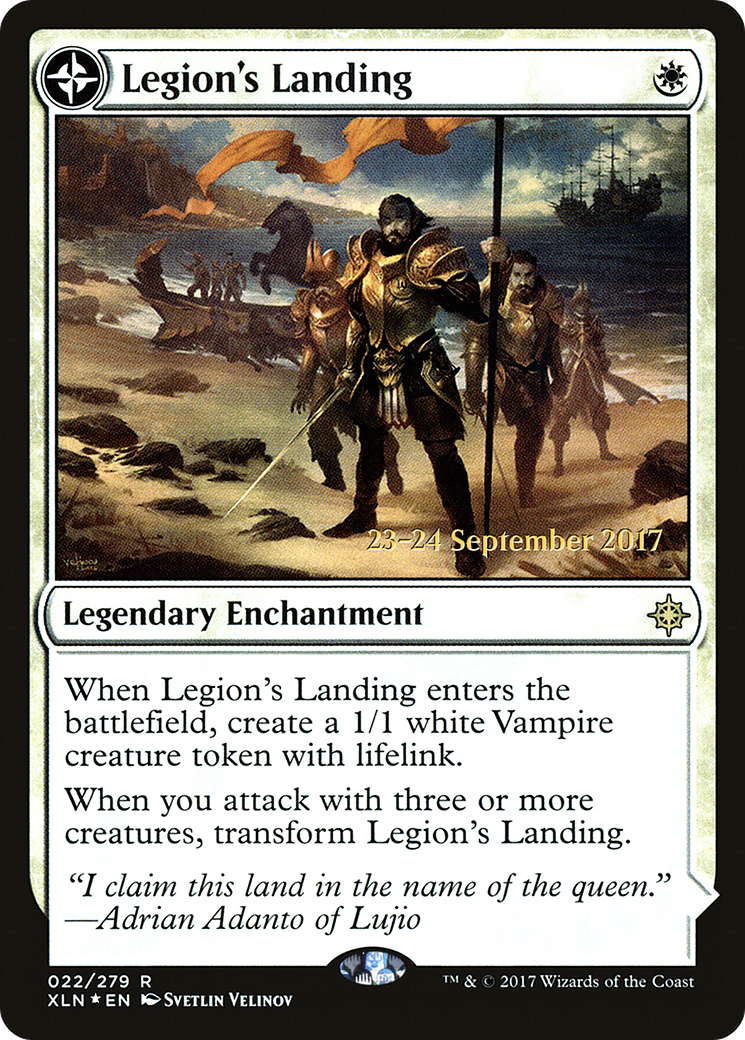 Legion's Landing (PRE-022) - Ixalan Promos: (compasslanddfc) Foil