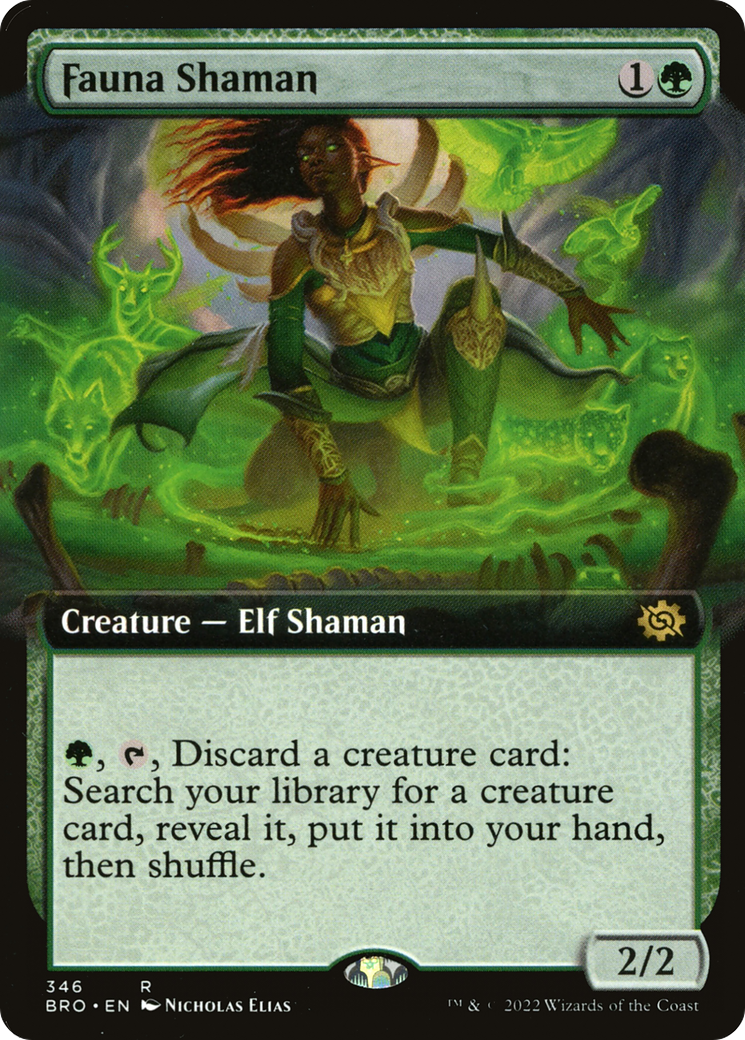 Fauna Shaman (Extended Art) (BRO-346) - The Brothers' War: (Extended Art)