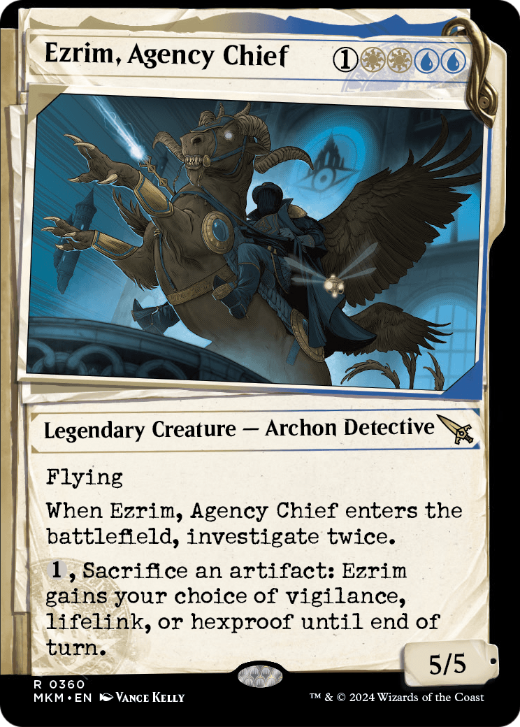 Ezrim, Agency Chief (Showcase) (MKM-360) - Murders at Karlov Manor: (Showcase) Foil