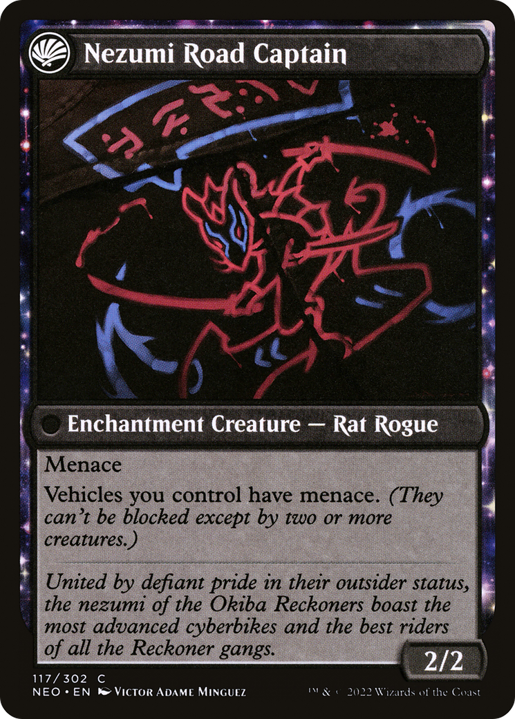 Okiba Reckoner Raid (NEO-117) - Kamigawa: Neon Dynasty: (fandfc, enchantment) Foil