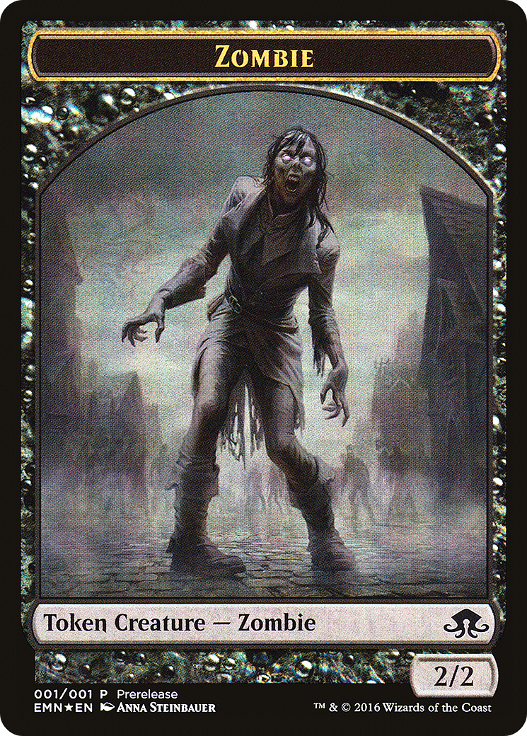Zombie Token (Double-Sided) (PRE-1 // 1) - Eldritch Moon Promos Foil