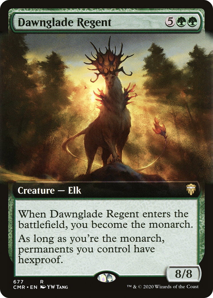 Dawnglade Regent (Extended Art) (CMR-677) - Commander Legends: (Extended Art)