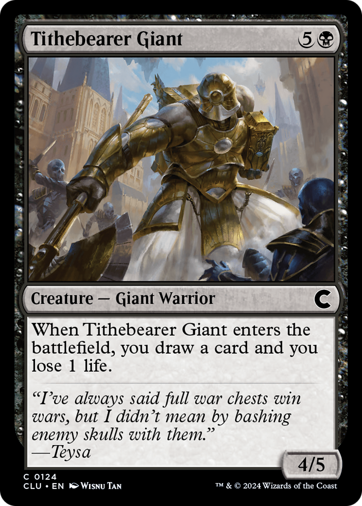Tithebearer Giant (CLU-124) - Ravnica: Clue Edition