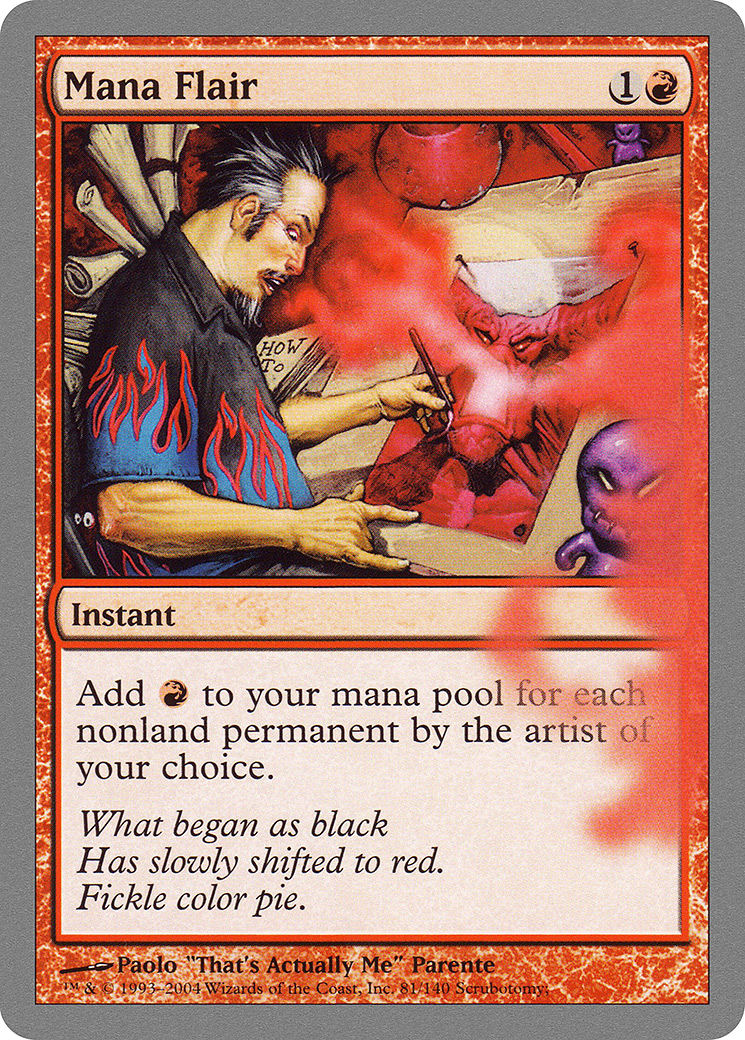 Mana Flair (UNH-081) - Unhinged Foil