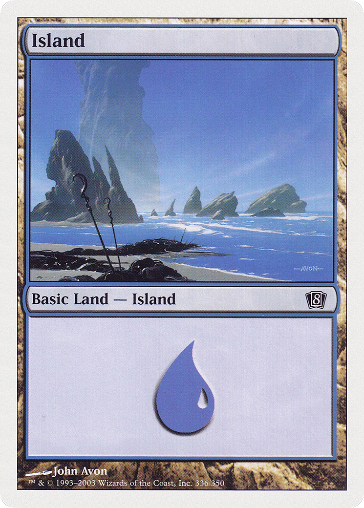 Island (336) (8ED-336) - 8th Edition