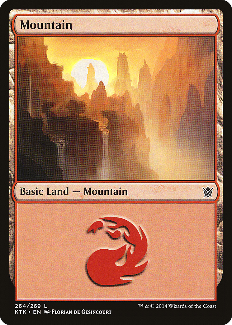 Mountain (264) (KTK-264) - Khans of Tarkir Foil