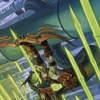 Bamboo Grove Archer // Bamboo Grove Archer (ANEO-020) - Neon Dynasty Art Series (Borderless) Foil