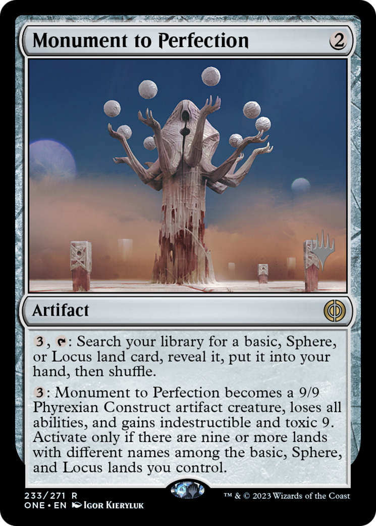 Monument to Perfection (PPONE-233) - Phyrexia: All Will Be One Promos