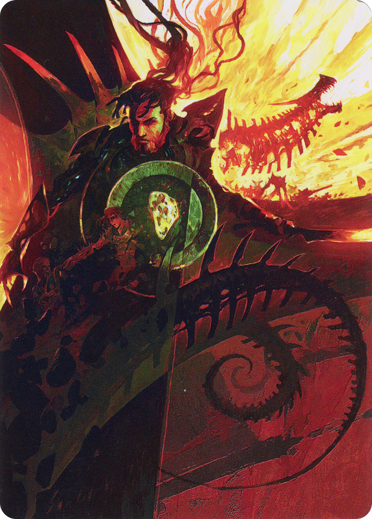 Mishra's Command // Mishra's Command (ABRO-033) - The Brothers' War Art Series (Borderless)