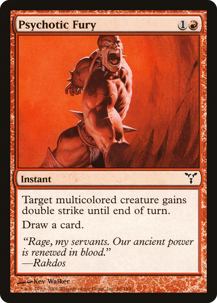 Psychotic Fury (DIS-068) - Dissension Foil