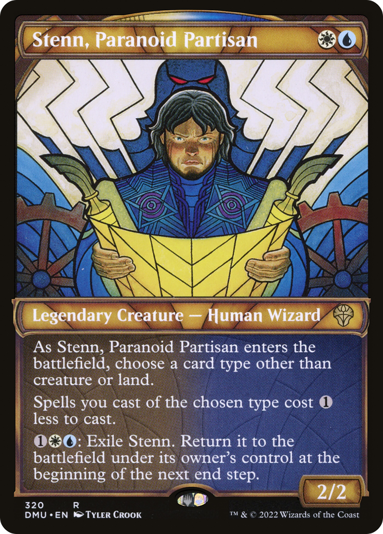 Stenn, Paranoid Partisan (Showcase) (DMU-320) - Dominaria United: (Showcase) Foil