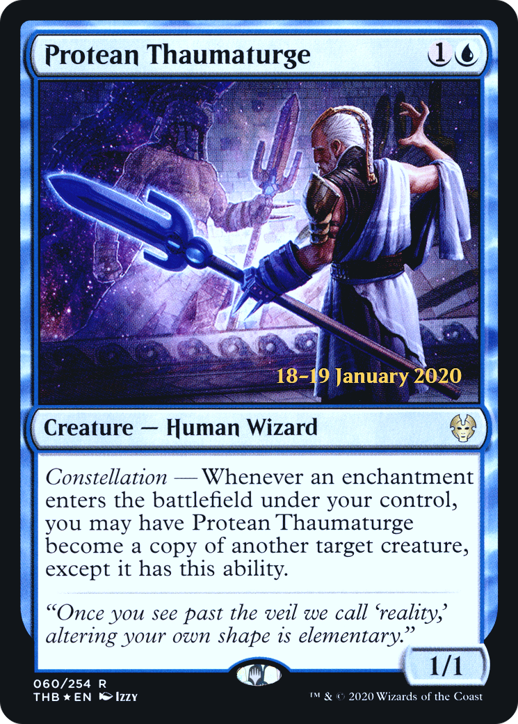 Protean Thaumaturge (PRE-060) - Theros Beyond Death Promos Foil