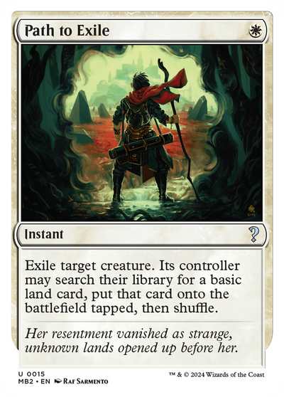 Path to Exile (White Border) (MB2-015) - Mystery Booster 2