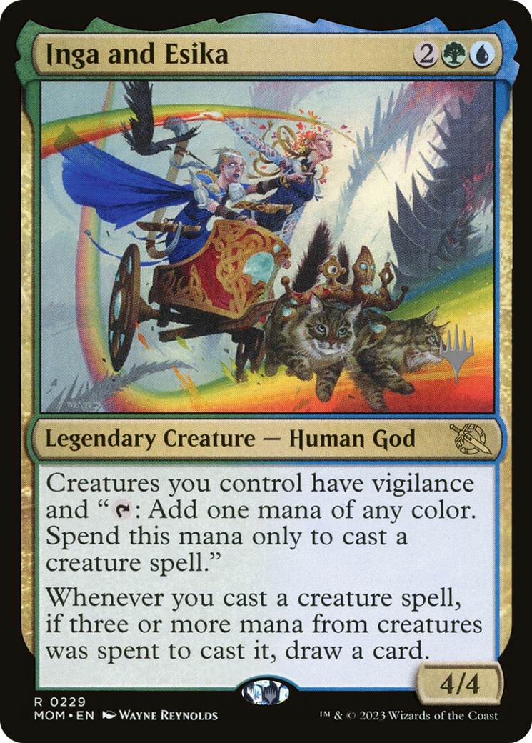 Inga and Esika (PPMOM-229) - March of the Machine Promos Foil