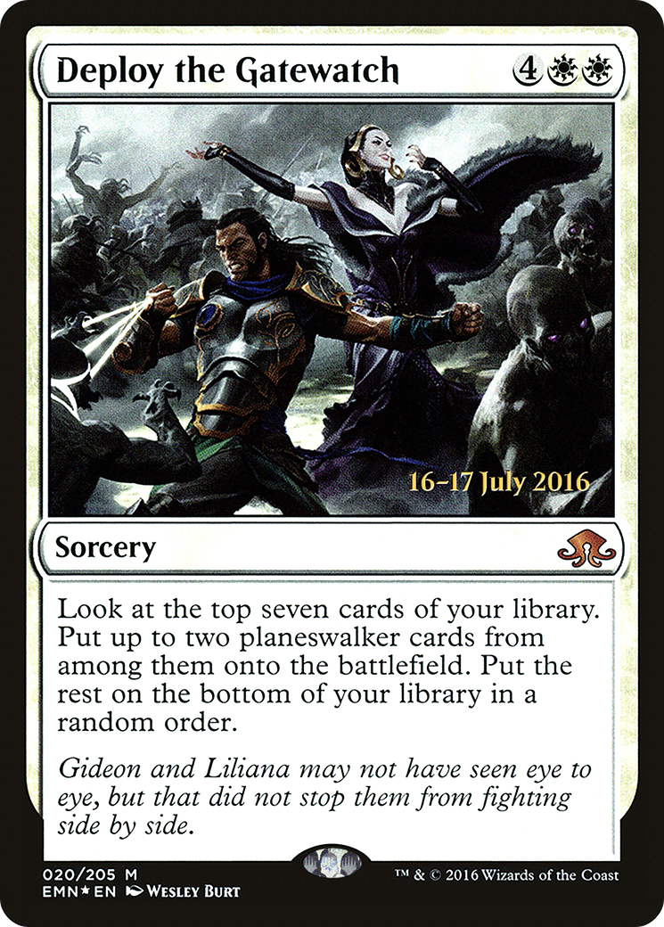 Deploy the Gatewatch (PRE-020) - Eldritch Moon Promos Foil