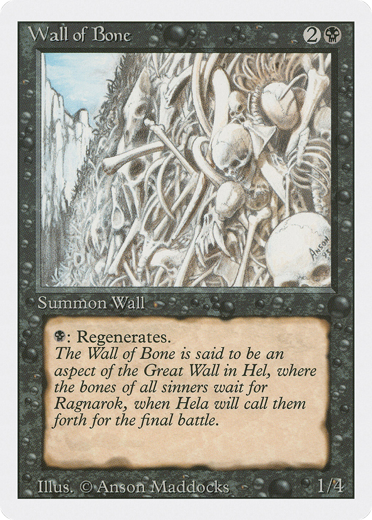 Wall of Bone (3ED-) - Revised Edition