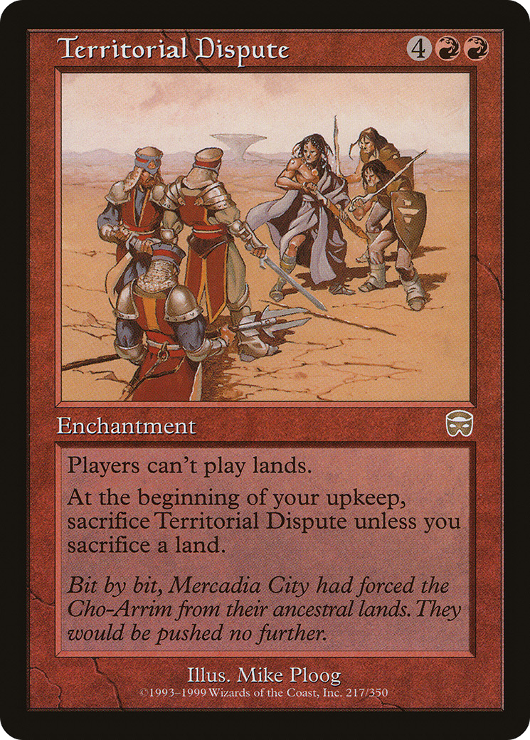 Territorial Dispute (MMQ-217) - Mercadian Masques