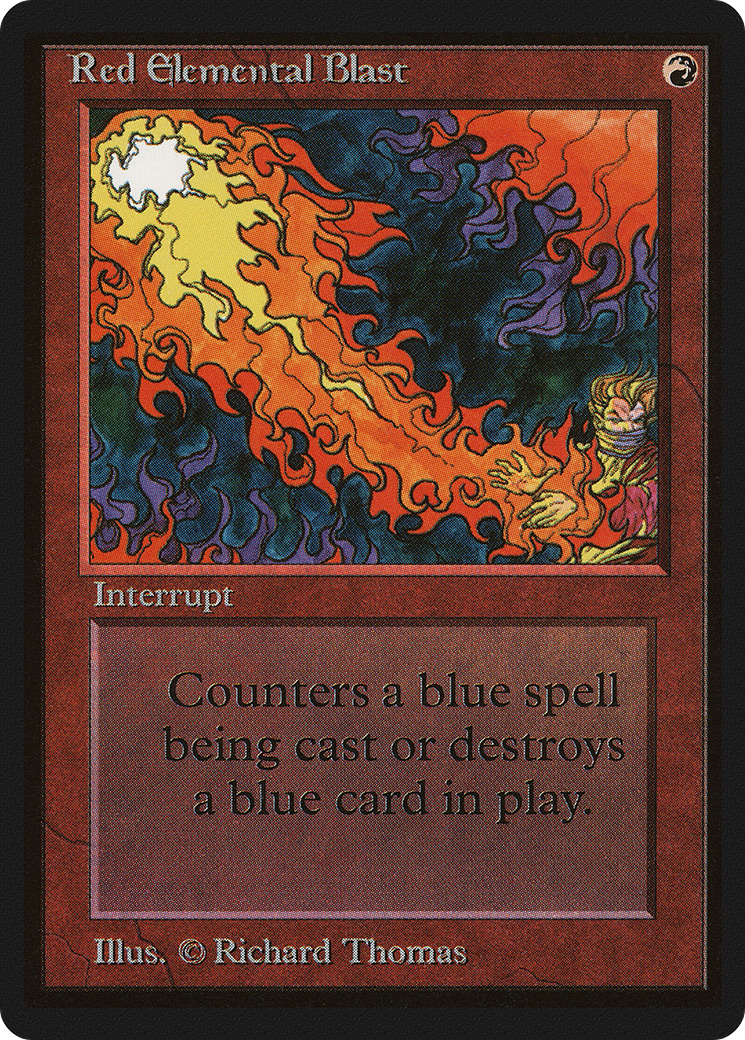 Red Elemental Blast (LEB-) - Limited Edition Beta