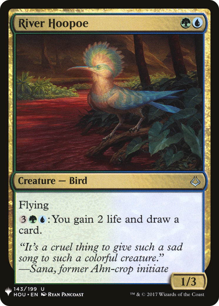 River Hoopoe (LIST-HOU-143) - The List