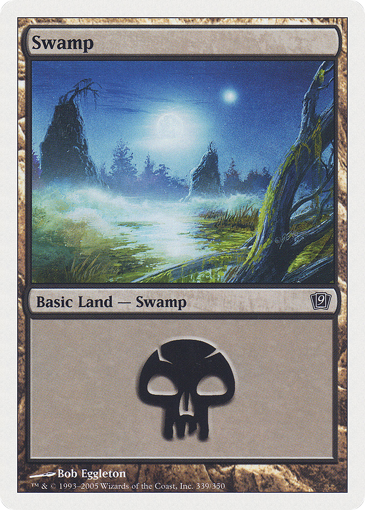 Swamp (339) (9ED-339) - 9th Edition Foil