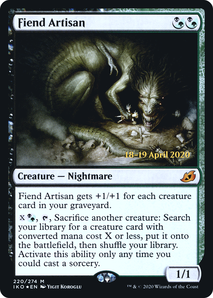 Fiend Artisan (PRE-220) - Ikoria: Lair of Behemoths Promos Foil