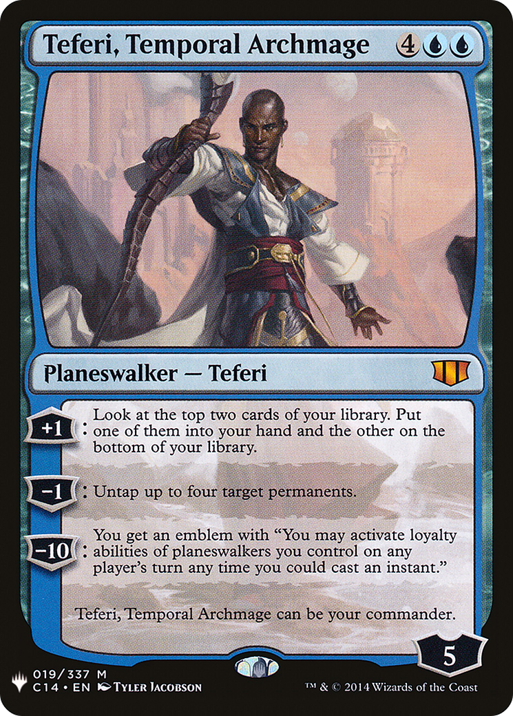 Teferi, Temporal Archmage (LIST-019) - The List