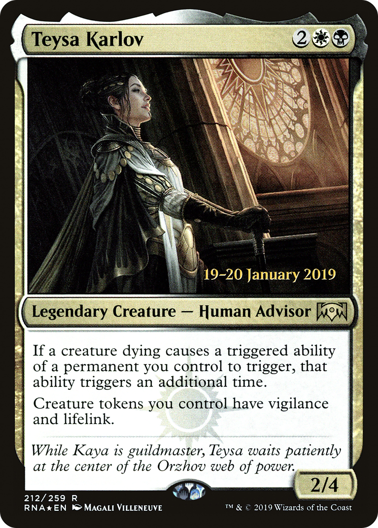 Teysa Karlov (PRE-212) - Ravnica Allegiance Promos Foil