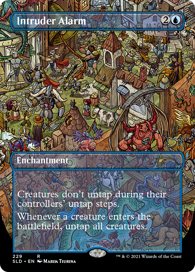 Intruder Alarm (SLD-229) - Secret Lair Drop (Borderless)