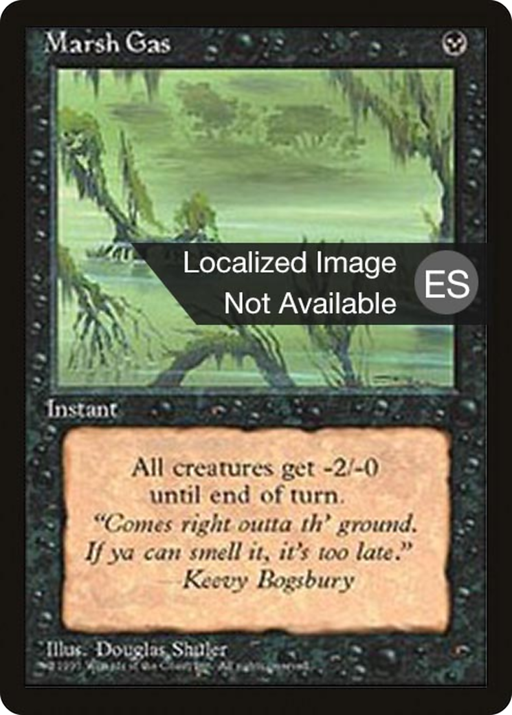 Marsh Gas (4BB-) - Fourth Edition Foreign Black Border