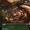 Darkbore Pathway (Borderless) (KHM-292) - Kaldheim: (Showcase) (Borderless) Foil