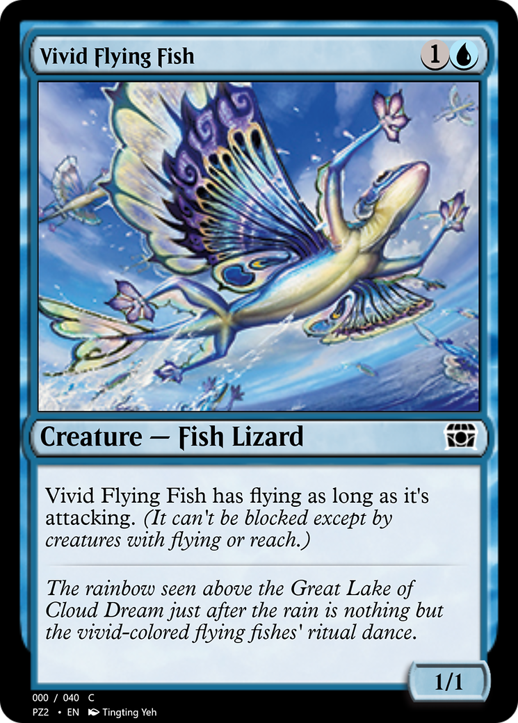 Vivid Flying Fish (PZ2-70817) - Treasure Chest Foil