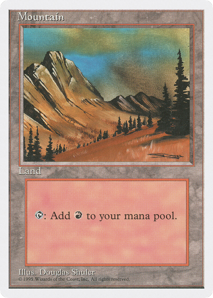 Mountain (C) (4ED-182) - Fourth Edition