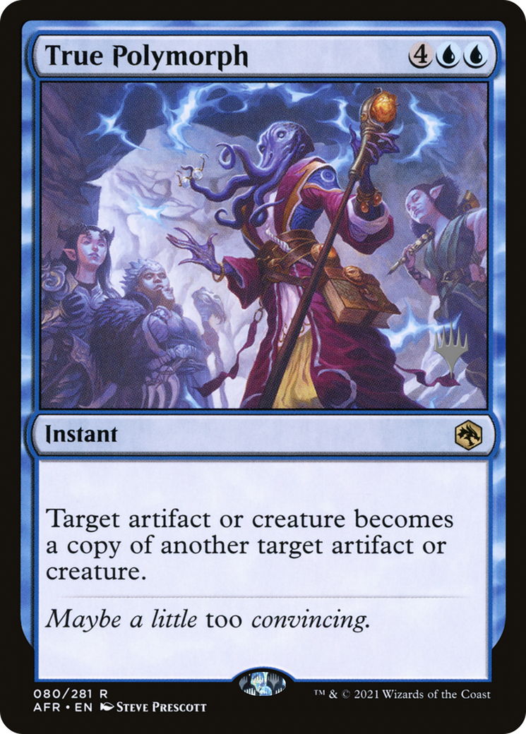 True Polymorph (PPAFR-080) - Adventures in the Forgotten Realms Promos Foil