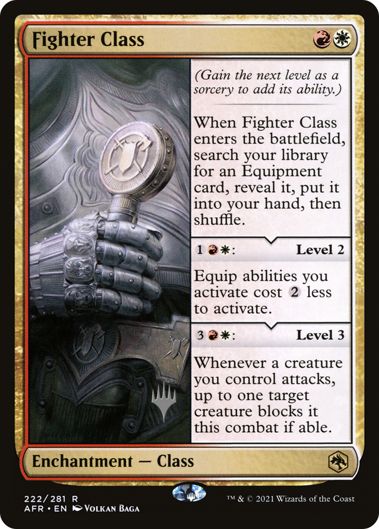 Fighter Class (PPAFR-222) - Adventures in the Forgotten Realms Promos