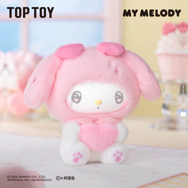 Top Toy x Sanrio - 50th Anniversary Milk Candy Series Plush Keychains Blind Box