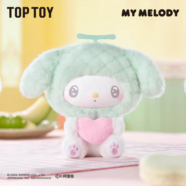 Top Toy x Sanrio - 50th Anniversary Milk Candy Series Plush Keychains Blind Box