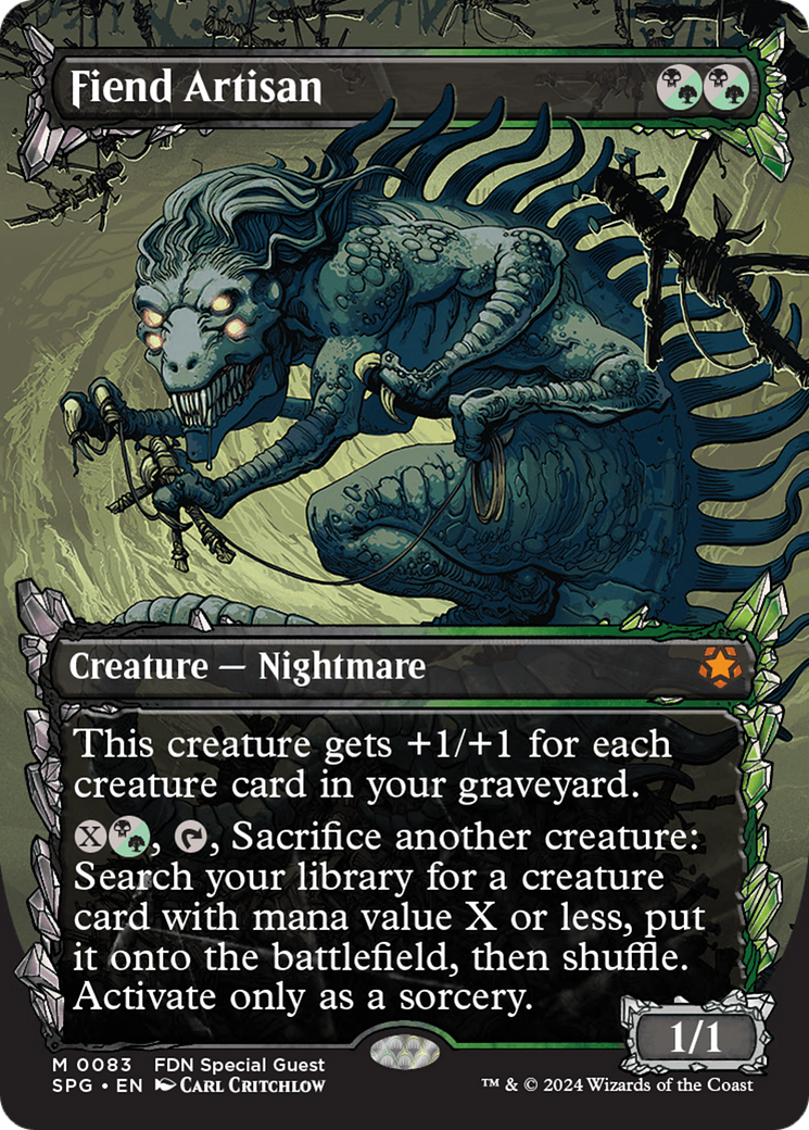 Fiend Artisan (Showcase) (SPG-083) - Special Guests: (Showcase) Foil