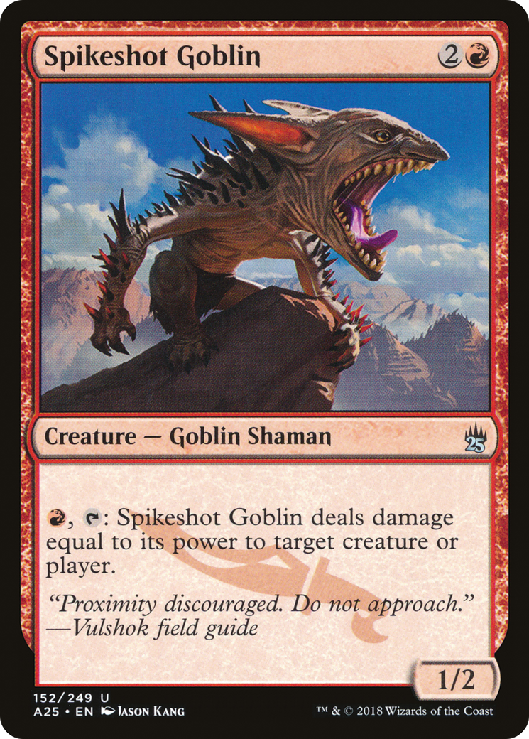 Spikeshot Goblin (A25-152) - Masters 25 Foil