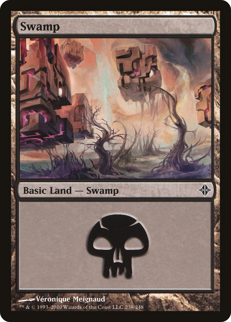 Swamp (239) (ROE-239) - Rise of the Eldrazi Foil