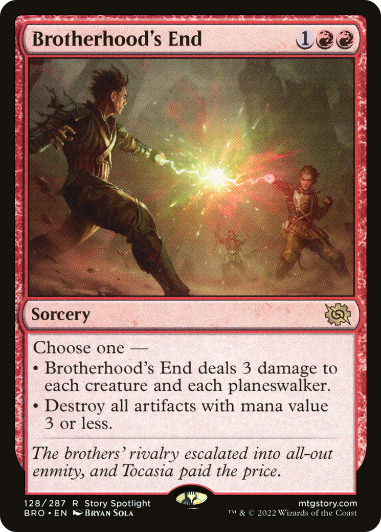 Brotherhood's End (BRO-128) - The Brothers' War