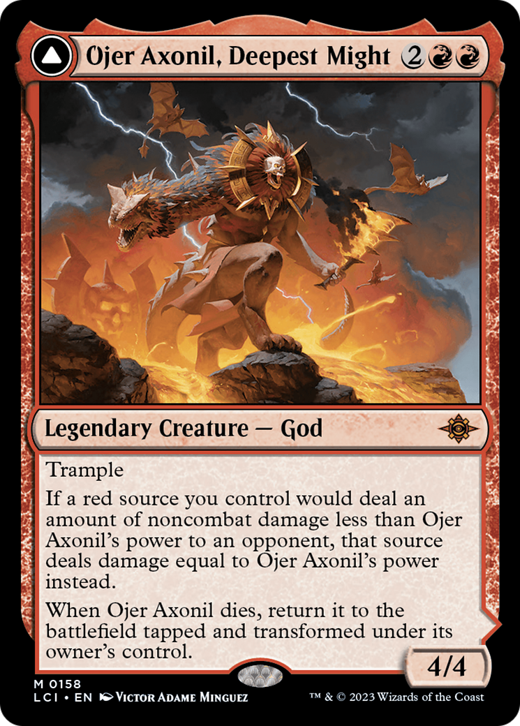 Ojer Axonil, Deepest Might (LCI-158) - The Lost Caverns of Ixalan Foil
