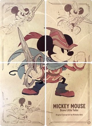 Mickey Mouse - Brave Little Tailor Puzzle Insert (Set of 4)  - The First Chapter