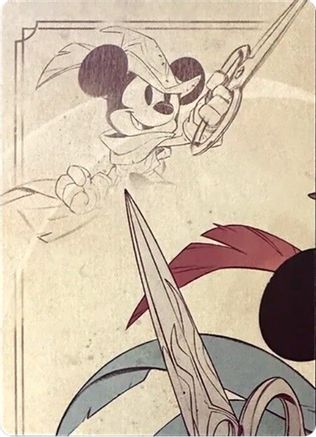 Mickey Mouse - Brave Little Tailor Puzzle Insert (Top Left)  - The First Chapter