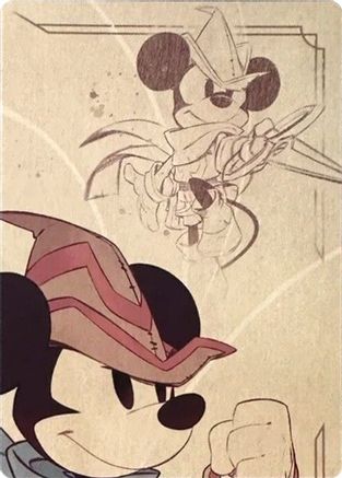 Mickey Mouse - Brave Little Tailor Puzzle Insert (Top Right)  - The First Chapter