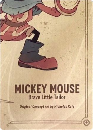 Mickey Mouse - Brave Little Tailor Puzzle Insert (Bottom Right)  - The First Chapter