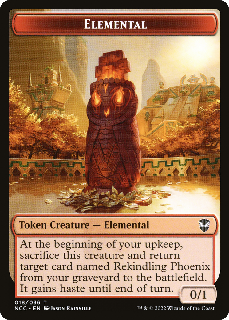 Elemental (TNCC-018) - New Capenna Commander Tokens