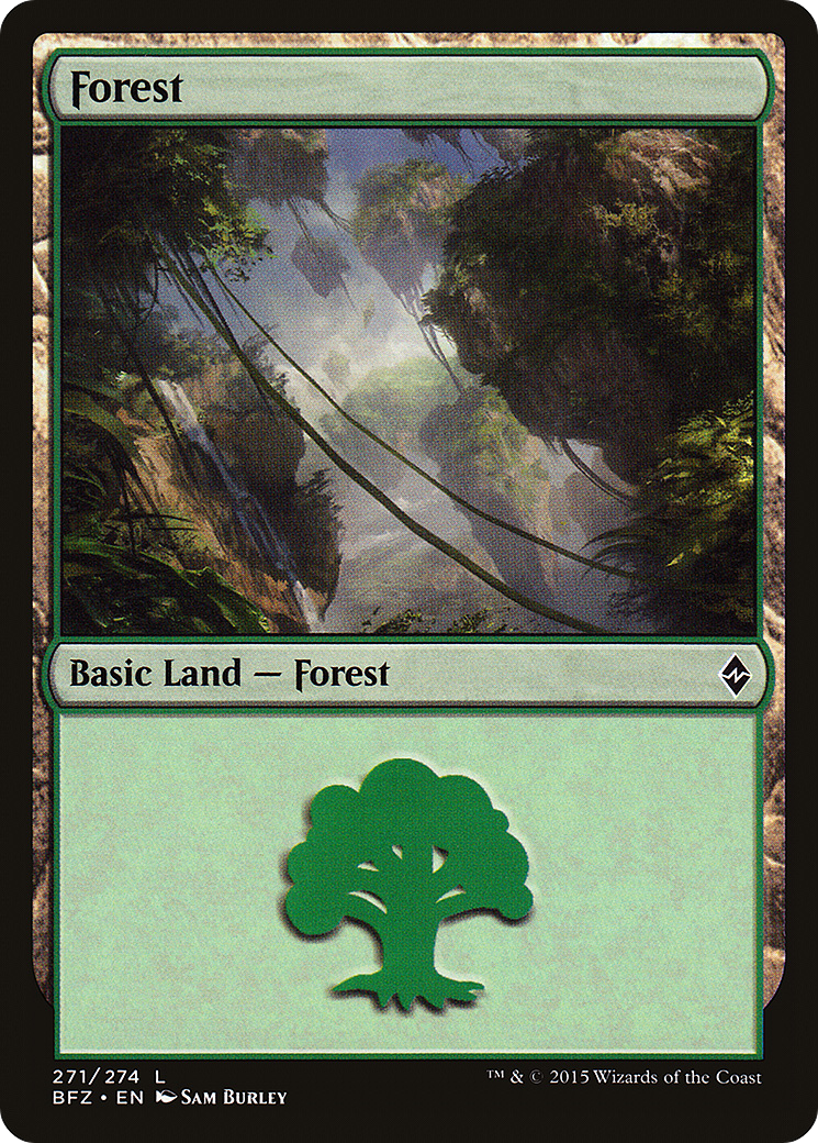 Forest (271) (BFZ-271) - Battle for Zendikar