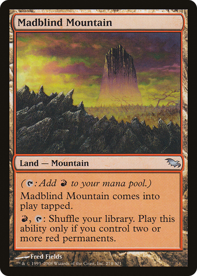 Madblind Mountain (SHM-274) - Shadowmoor Foil