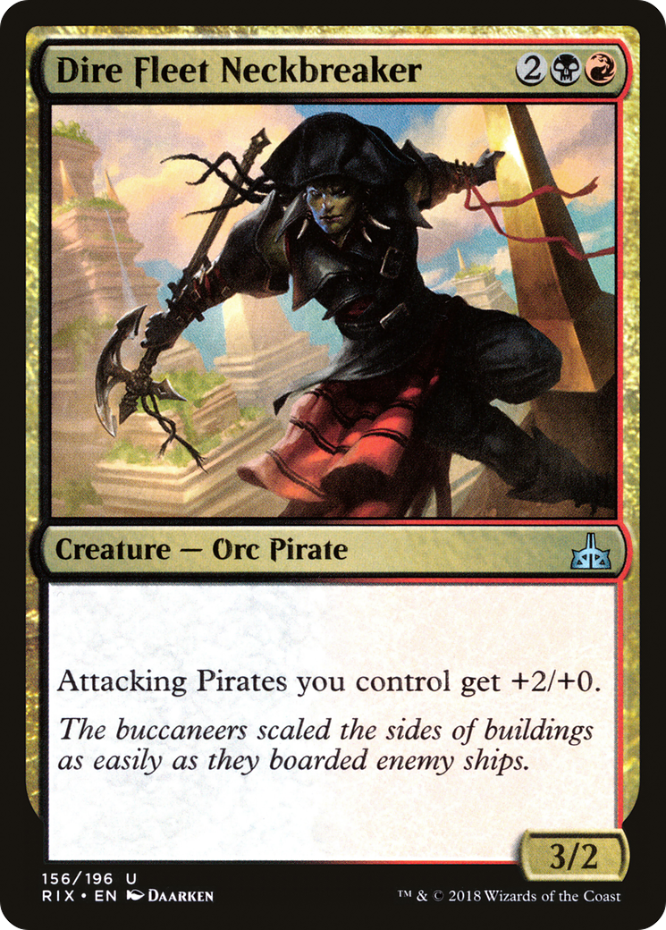 Dire Fleet Neckbreaker (RIX-156) - Rivals of Ixalan Foil