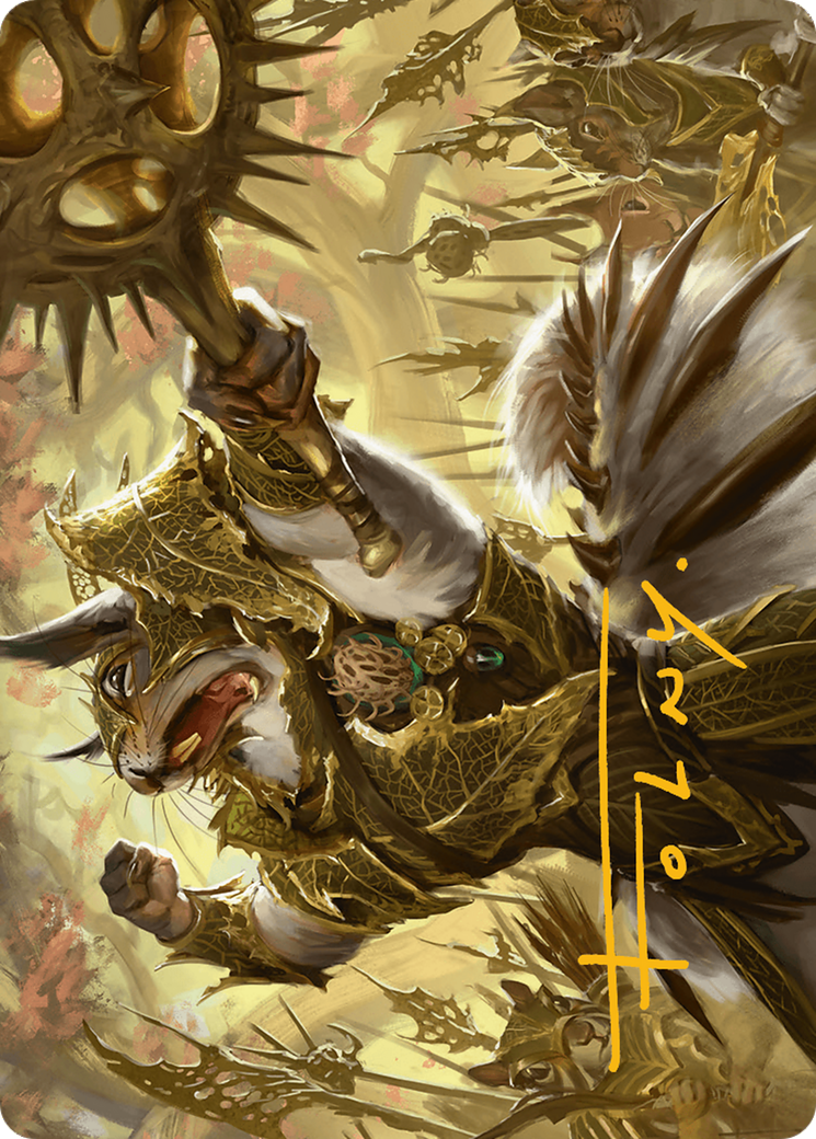 Honored Dreyleader // Honored Dreyleader (ABLB-023) - Bloomburrow Art Series (Borderless) Foil